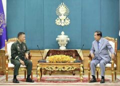 សម្ដេច ហ៊ុន សែន អនុញ្ញាតឱ្យមេបញ្ជាការកងទ័ពជើងគោកហ្វីលីពីន ចូលជួបសម្ដែងការគួរសម និងពិភាក្សាការងារ