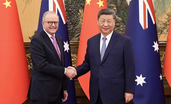 ​លោក Xi Jinping ប្រធានរដ្ឋចិនជួបពិភាក្សាជាមួយលោក Albaneseនាយករដ្ឋមន្ត្រីអូស្ត្រាលី